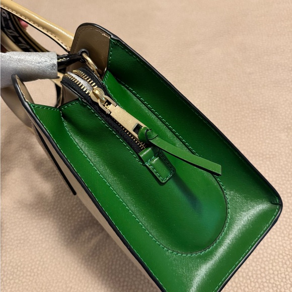 Marc Jacobs Beige Satchel with Gold Accents - Picture 9 of 13